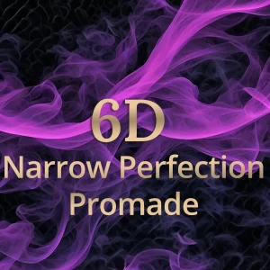 6D – Narrow Perfection – promade műszempilla fanok -fekete- 1200 fan/doboz